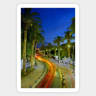 Palm Trees Avenue - Kos island Sticker